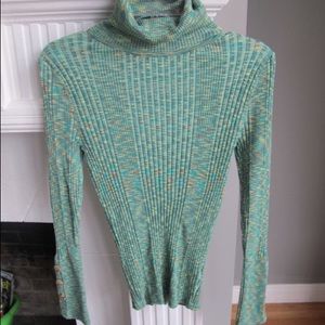 Anthropologie ribbed fitted turtleneck size S